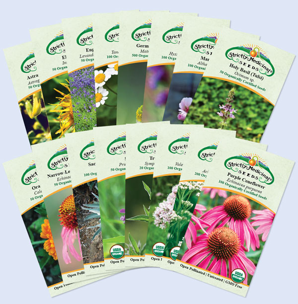 Plant Seeds Packets Organic Medicinal Seeds for Your Garden