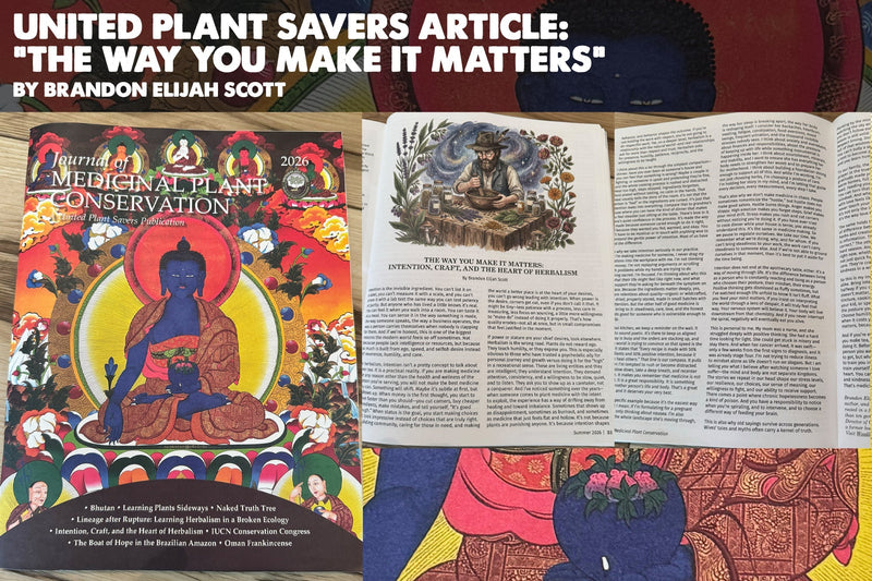 United Plant Savers Article: "The Way You Make it Matters"
