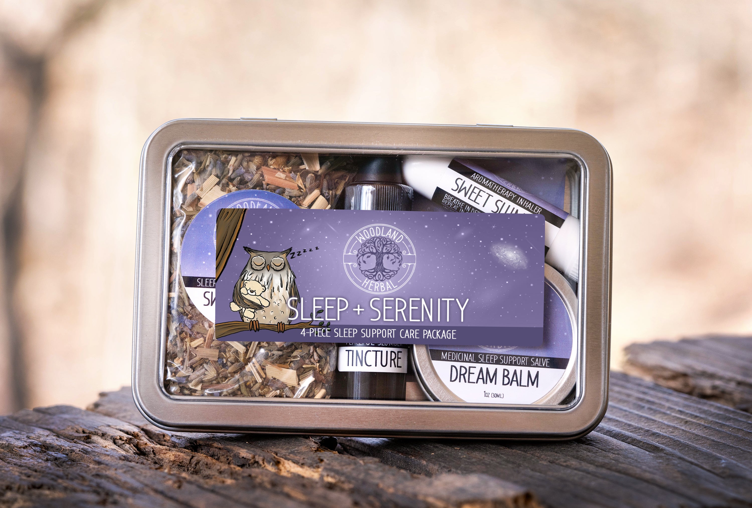 Sleep & Serenity Care Package - 4-Piece Kit for Inducing Sleep, Balanc ...
