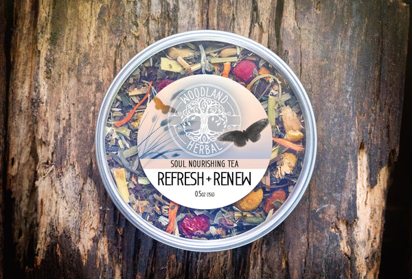 Refresh & Renew Tea *Limited Edition* Organic Tea for Revitalizing Spirit, Improve Energy, Nourishment and Mood