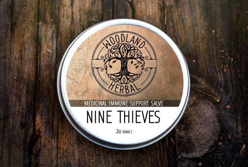 Nine Thieves Salve *Limited Edition* Balm for Immune System, Cold Symptoms, When in Presence of Illness